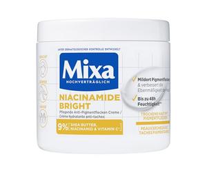 Mixa Niacinamide Bright Crème hydratante anti-taches tout usage Convient pour le visage, le corps et les mains 400 ml