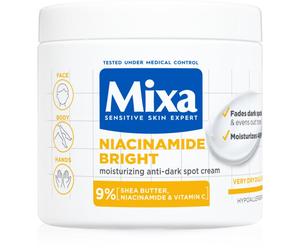 Mixa Niacinamide Bright crème hydratation intense anti-taches brunes 400 ml