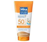 MIXA - Protection Solaire Enfant SPF 50+ Hypoallergénique, Douceur pour Peau Sensible (Tube 175 mL) - Le Lot De 2