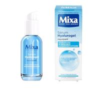 MIXA - Sérum Booster d'Hydratation Intense 24H - Repulpe & Illumine - Acide Hyaluronique Pur + Vitamines B3 & B5 - Peaux Déshydratées et Sensibles - 30ml