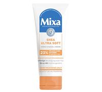 Mixa Shea Ultra Soft Crème pour les mains et les ongles - Baume nourrissant pour les mains sèches, craquelées et rugueuses - Protection et soin intensif à la glycérine et au beurre de karité - 100 ml
