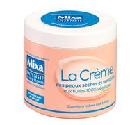 MIXA - Soin Nourrissant Multi-Usages pour Peau Sèche et Sensible, Huile Végétale Ultra-Douce (Pot 400mL) - Le Lot De 3