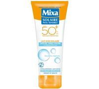 Lait Fondant Mixa Solaire SPF50+ Peaux Sensibles à Réactives - 200 ml