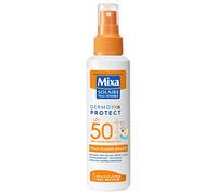 Mixa Solaire Peau Sensible - Spray Solaire Très Haute Protection SPF50+ UVA, UVA longs, UVB - Peaux Fragiles Enfants - Résistant à l'Eau - Anti-sable - Hypoallergénique, Sans Parfum - 150ml