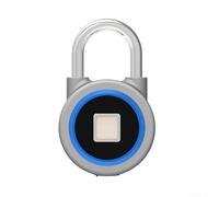 Mixabloem Cadenas intelligent à empreintes digitales avec contrôle par application, serrure étanche IP65, 60 mémoires utilisateur pour salle de sport en plein air, casier de rangement, porte d'armoire