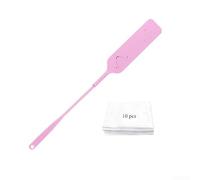 Mixabloem Embout plat extensible de 65 cm pour brosse à poussière avec tissu non tissé pour enlever la poussière et les poils des espaces restreints sous les meubles et les plafonds (rose)