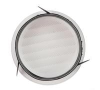 Mixabloem Grille d'aération ronde à persiennes en ABS, avec écran amovible, grille d'aération murale de plafond, pour tuyaux de 75 mm, 100 mm, 125 mm, 150 mm, 200 mm, sortie d'entrée d'air frais (150