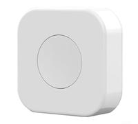 Mixabloem Interrupteur intelligent sans fil pour ZigBee pour Tuya, créez des scènes personnalisées avec simple pression double/longue, contrôleur de sécurité domestique compact de portée de 30 m