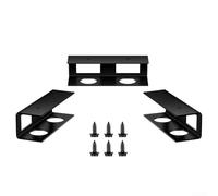 Mixabloem Support mural sous le bureau pour ordinateur portable, tablette, ordinateur portable en acier au carbone renforcé, support de livre, support de livre, support de livre, 10,3 x 3 cm pour plus