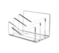 Mixabloem Trieur de papeterie en acrylique transparent avec design antidérapant, pour organiser des documents et du courrier