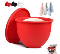 Mixaid Silicone Liners For Kitchen Tilt-Head 5 Qt Mixers, Silicone Mixing Bowl Liners, Mixer Bowl Accessories And Attachments For Baking And Cooking, Replacement Mixers Bowls(RED)