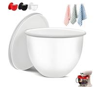 Mixaid Silicone Liners For Kitchen Tilt-Head 5 Qt Mixers, Silicone Mixing Bowl Liners, Mixer Bowl Accessories And Attachments For Baking And Cooking, Replacement Mixers Bowls(WHITE)