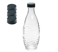 mixcover Lot de 3 couvercles de rechange pour bouteille en verre SodaStream Crystal et Penguin