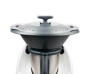 Mixcover - Poignée à isolation thermique - Pour varoma ou couvercle de cuisson à vapeur - Compatible avec Thermomix TM6, TM5, TM31, TM Friend Silvercrest, Monsieur Cuisine Bosch, Cookit