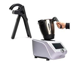 mixcover Poignée d'appui compatible avec Monsieur Cuisine Connect, Monsieur Cuisine Smart et autres casseroles, Poignée de bol mélangeur, accessoire MCC, MCS, poignée amovible