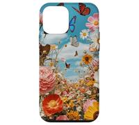 Mixed Flower Bouquet Floral Wildflower Botanical Cottagecore Coque pour iPhone 12 Mini
