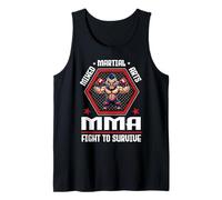 Mixed Martial Arts MMA Fight to Survive Cage Fighting Débardeur