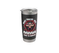 Mixed Martial Arts MMA Fight To Survive Cage Fighting Gobelet isotherme en acier inoxydable double paroi