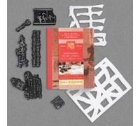 Mixed-Media Stamp, Stencil, and Storybook Set Asian Scripts: 7 Premium Art Stamps, 2 Stencil Masks, and 32-Page Instruction Booklet; Great for Gel Plate Printing