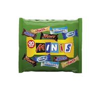 Mixed Minis - Sachet Assortiment de 20 Minis Barres Twix/Mars/Bounty/Snickers/Milky Way
