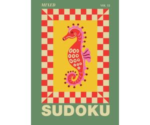 Mixed Sudoku: Pretty Travel Size Sudoku Puzzle Book A5 Size - Mediterranean Summer Set