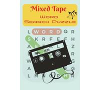 Mixed Tape Word Search Puzzle: 80's-90's music for adults and seniors 6 x 9 inches, 50 puzzles