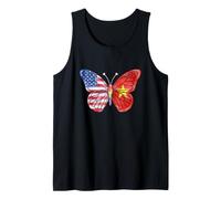 Mixed Vietnamese American Butterfly - Cute Vietnam Roots Débardeur