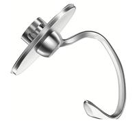 mixer attachments, 1 pièce, compatible avec les accessoires de cuisine KitchenAid et le crochet pétrisseur en acier inoxydable, adapté aux accessoires de mixage vertical 4,5 et 5 QT