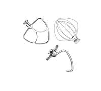 mixer attachments, Compatible avec les accessoires for batteur sur socle KitchenAid 5 litres: fouet métallique K5WW, crochet pétrisseur et palette 5K7SDH