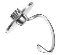 mixer attachments, Crochet pétrisseur en acier inoxydable, compatible avec les accessoires des batteurs sur socle à tête inclinable KitchenAid 4,5 à 5 QT, poli