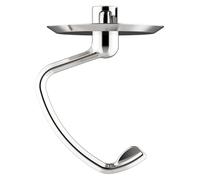 mixer attachments, Lave-vaisselle, compatible avec le robot pâtissier KitchenAid 4,5 à 5 litres, tête inclinable, crochet pétrisseur en acier inoxydable, crochets à pain
