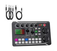 Mixer Audio pour usb-c pour Streaming 3 Plateformes Simultanées | Puce réduction pour bruit pour smart, 1200mAh 6-8h, design compact ABS, pour idéal mobile PC