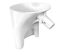 Mixer Funnel, Splash-Proof, 5.51 Inches Attachment Build, Flour Funnels Tool, Baking Accessories, Best Usage Accessory for 7 Quart Stand Mixers, Powdered Sugar, Food, Cooking, Kitchen, and Home Usage