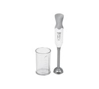 Mixer plongeant jouet électronique KLEIN Bosch 9246 avec sons réalistes, lame rotative factice, bécher gradué, blanc et gris