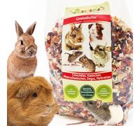 Mixerama Buffet de légumes - Nourriture sans céréales adaptée à l'espèce pour rats, souris, lapins, cochons d'Inde, perruches et perroquets