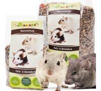 Mixerama Mélange de Base de Couleurs et gerbilles. Nourriture pour Souris adaptée à l'espèce pour Souris colorée et Gerbil sans granulés - Nourriture complète pour Petits Animaux