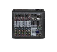 Mixeur 99 DSP Entrée MP3 numérique Alimentation fantôme 48 V Égaliseur 7 niveaux Enregistrement de podcast avec Bluetooth(6 CHANNEL)