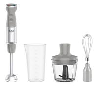 Tefal Quickchef+ Mixeur plongeant, Technologie de lame Powelix, 20 vitesses, mode turbo, design compact, embout de garde-bout, gobelet doseur de 800 ml, mode Silence, poignée Softgrip, HB673B30