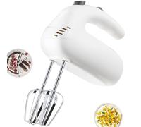 Mixeur à main, batteur électrique, fouettage rapide avec une puissance totale de 200W, idéal pour battre des œufs et fouetter de la crème