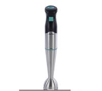 Mixeur à main - JATA - Inox brossé - 1000 W - Double lame en titane - Régulateur de vitesse électronique