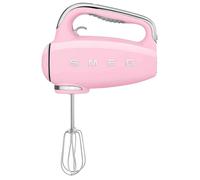 Mixeur à main - SMEG - HMF01PKEU - 9 vitesses - Puissance 250 W - Couleur Rose