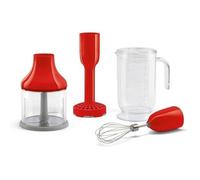Mixeur à main - SMEG - Smeg HBAC11RD - Rouge - 600 Watt - Multifonction 5 en 1