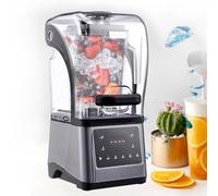 Mixeur à pâte, mixeur à smoothies professionnel avec affichage numérique, vitesse réglable et couvercle insonorisé pour jus, milkshakes et smoothies