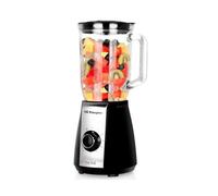 Mixeur Inox Orbegozo BV 6575 - Moteur Puissant 600W - Pichet en Verre 15L - Lames en Titane - 5 Vitesses + Pulse - Sécurité d'Utilisation G