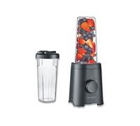 Severin Blender SM3753 Mix & Go 320 W – 2 gourdes de 600 ml – 2 vitesses – 4 lames aiguisées – Noir