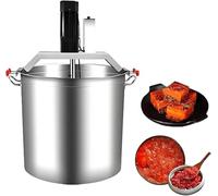 Mixeur Alimentaire Automatique, Mixeur Chauffant Commercial En Acier Inoxydable 40 L/80 L/140 L, Pour Confitures, Sauces, Garnitures, Assaisonnement Pour Fondues, Vitesse De Mélange Réglable(140L)