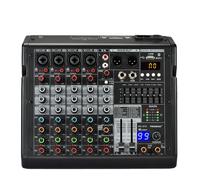 Mixeur audio, 6 canaux, connexion Bluetooth, prise EU