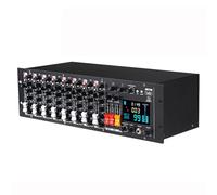 Mixeur audio avec préamplificateurs 9 canaux, affichage numérique, entrée MP3, Bluetooth, effecteur DSP 99 intégré, alimentation fantôme 48 V pour diffusion