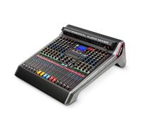 Mixeur audio, Contrôleur De Son DJ, Mixeur Professionnel 12/16/20 Canaux Double 128DSP Performance Sur Scène USB MP3 Bluetooth Audio Studio pour streaming en direct, podcasting, PC(VR-120)