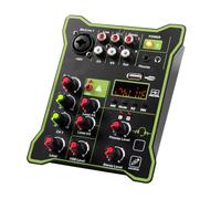 Mixeur audio DJ Console de mixage DJ 5 canaux Mixeur professionnel multifonctionnel Affichage numérique Carte son USB Lecture d'ordinateur Enregistrement